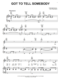 Got To Tell Somebody von Don Francisco (Download) 