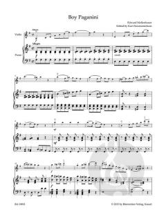 The Boy Paganini von Edward Mollenhauer für Violine und Piano (Bärenreiter's Concert Pieces) im Alle Noten Shop kaufen