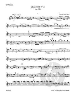 Quartett Nr. 2 G-Dur op. 153 von Camille Saint-Saëns (Download) 