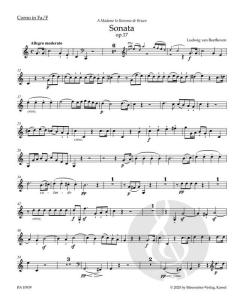 Sonate F-Dur op. 17 von Ludwig van Beethoven 