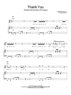 Thank You (Falletin Me Be Mice Elf Again) von Sylvester Stewart (Download) 