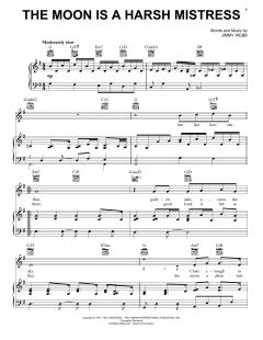The Moon Is A Harsh Mistress von Jimmy Webb (Download) 