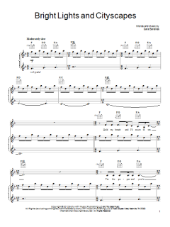 Bright Lights And Cityscapes von Sara Bareilles (Download) 