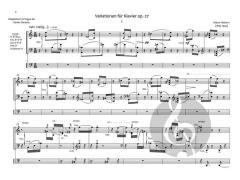 Organova 12: Variationen für Klavier op. 27 von Anton Webern 