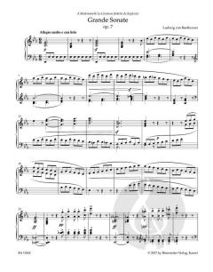 Grande Sonate in Es op. 7 von Ludwig van Beethoven (Download) 
