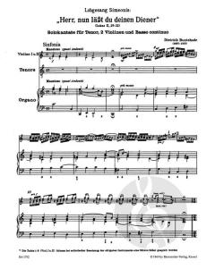 Herr, nun lässest du deinen Diener von Dietrich Buxtehude (Download) 