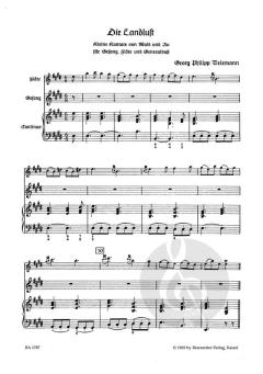 Die Landlust von Georg Philipp Telemann (Download) 