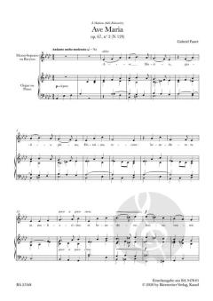Ave Maria op. 67/2 N 129 von Gabriel Fauré 