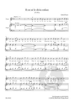 Il est né le divin enfant N 107a von Gabriel Fauré (Download) 