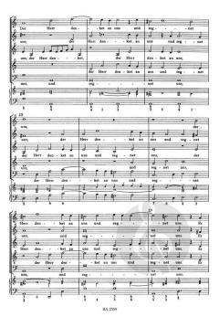 Der Herr denket an uns Nr. 9 von Johann Hermann Schein (Download) 