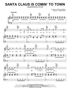 Santa Claus Is Comin' To Town von Glee Cast (Download) 