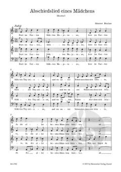 Abschiedslied eines Mädchens von Günter Bialas (Download) 