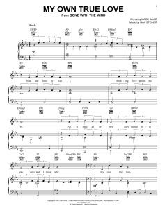 My Own True Love von Max Steiner (Download) 
