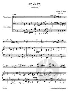 Sonate op. 13/4 von Willem de Fesch (Download) 