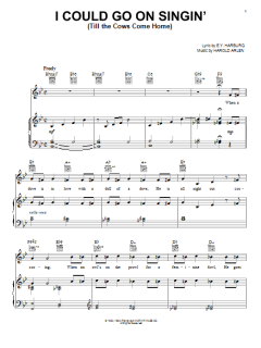 I Could Go On Singin' (Till The Cows Come Home) von Judy Garland (Download) 