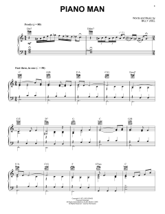 Piano Man von Billy Joel (Download) 