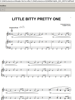 Little Bitty Pretty One von Robert Byrd (Download) 