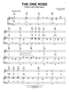 The One Rose (That's Left In My Heart) von Lani McIntire (Download) 