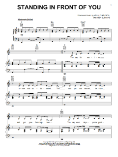 Standing In Front Of You von Kelly Clarkson (Download) 