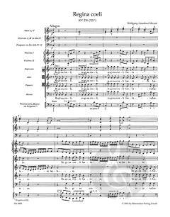 Regina coeli KV 276 (321b) von Wolfgang Amadeus Mozart 