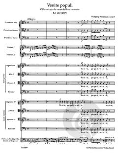 Venite populi KV 260 (248a) (W.A. Mozart) 