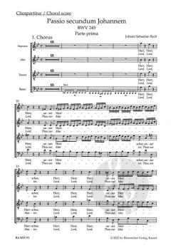 Johannes-Passion BWV 245 von Johann Sebastian Bach 