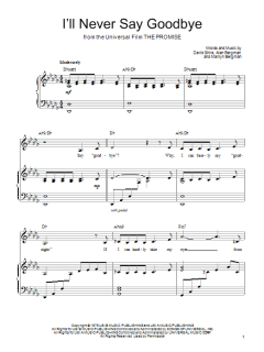 I'll Never Say Goodbye von Barbra Streisand (Download) 