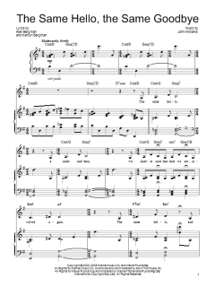 The Same Hello, The Same Goodbye von Alan Bergman (Download) 