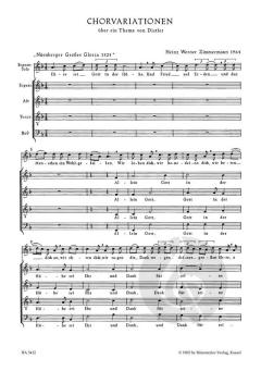 Chorvariationen über ein Thema von Hugo Distler von Heinz Werner Zimmermann (Download) 
