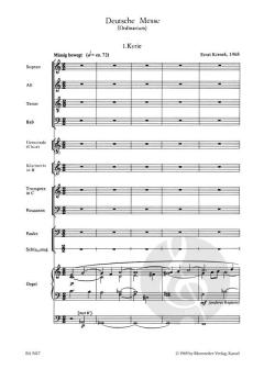 Deutsche Messe von Ernst Krenek (Download) 