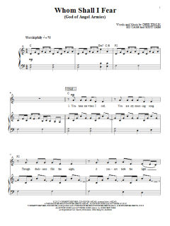 Whom Shall I Fear (God Of Angel Armies) von Chris Tomlin (Download) 