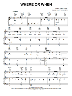 Where Or When von Lorenz Hart (Download) 