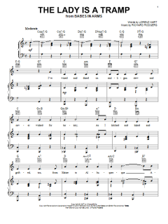 The Lady Is A Tramp von Lorenz Hart (Download) 