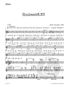 Streichquartett Nr. 2 (1976) von Dimitri Terzakis (Download) 