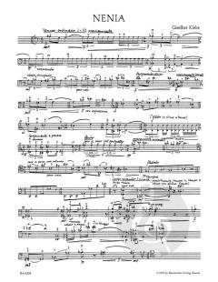 Nenia für Violoncello solo von Giselher Klebe (Download) 