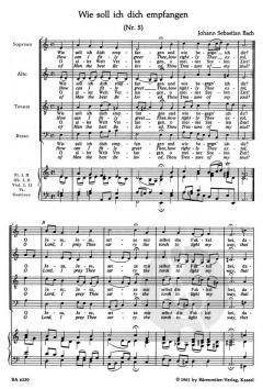 Weihnachtschoräle aus dem Weihnachtsoratorium BWV 248 (J.S. Bach) 