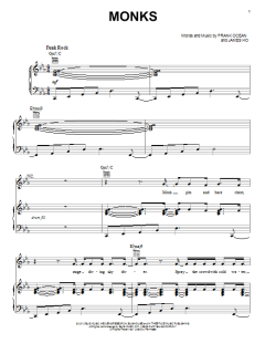 Monks von Frank Ocean (Download) 