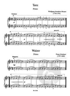Erstes Spielbuch für Klavier zu zwei und vier Händen (Download) 