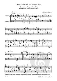 Nun danket all und bringet Ehr von Eberhard Wenzel (Download) 