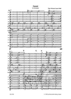 Gestalt für Orchester von Peter Michael Hamel (Download) 