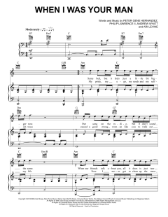 When I Was Your Man von Bruno Mars (Download) 