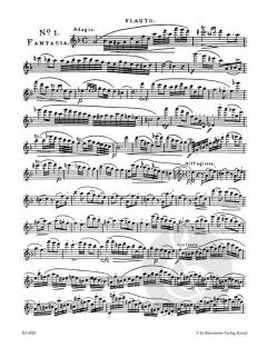 6 Divertissements für Flöte solo von Charles Keller (Download) 