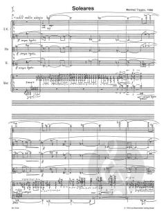 Soleares für Klavier und Streichquartett von Manfred Trojahn (Download) 