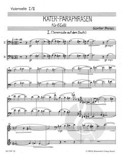 Kater-Paraphrasen von Günter Bialas (Download) 