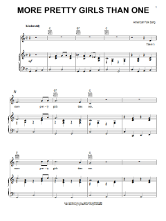 More Pretty Girls Than One von American Folk Song (Download) 