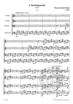 Streichquartett Nr. 2 op. 21 von Thomas Daniel Schlee (Download) 
