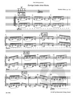 Zornige Lieder ohne Worte op.118 von Giselher Klebe (Download) 
