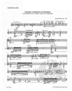 Fantasien, Inventionen und Gesänge von Rudolf Kelterborn (Download) 