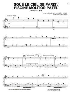 Sous Le Ciel De Paris/Piscine Molitor Patel von Mychael Danna (Download) 