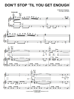 Don't Stop Till You Get Enough von Michael Jackson (Download) 